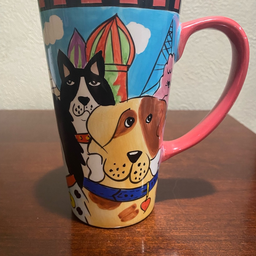 2001, Candace Reiter, DOGZILLA, Tall Ceramic Mug